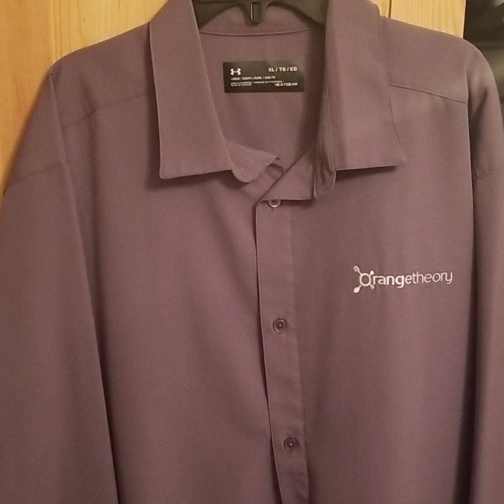 Under Armour long sleeve collar  XL shirt